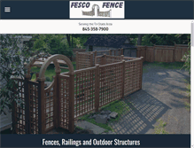 Tablet Screenshot of fescofence.com